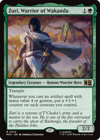 Zuri, Warrior of Wakanda [Marvel Super Heroes Commander]