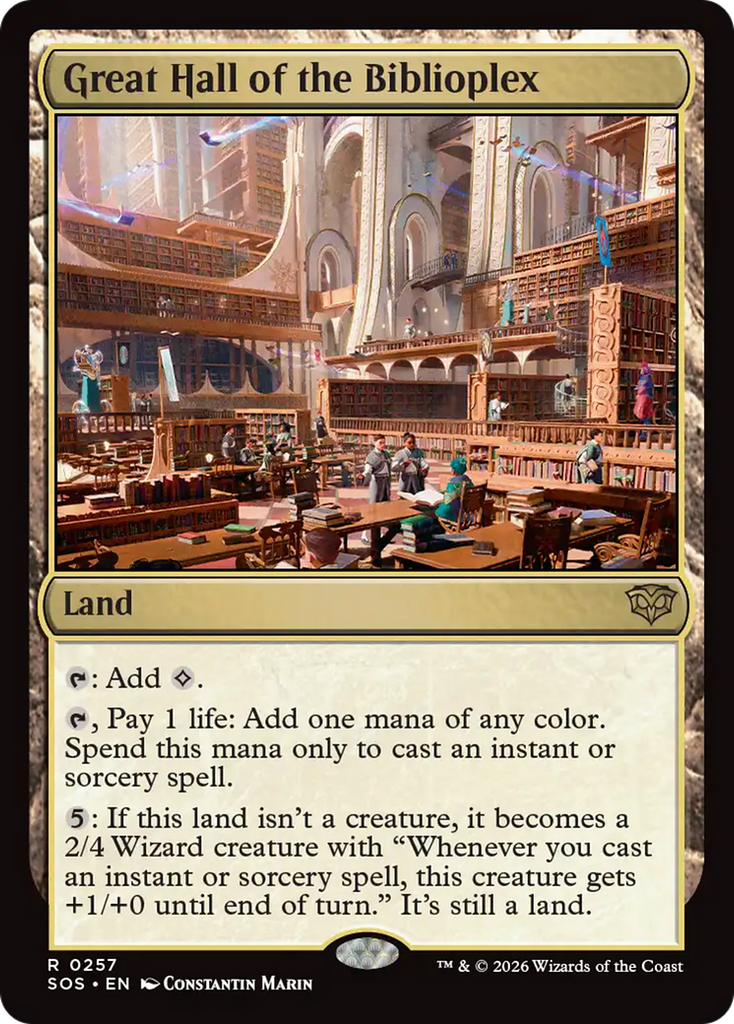 Great Hall of the Biblioplex [Secrets of Strixhaven]