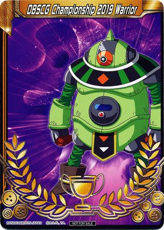 DBSCG Championship 2019 Warrior (Merit Card) - Universe 3 