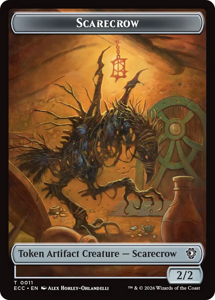 Copy // Scarecrow Double-Sided Token [Lorwyn Eclipsed Tokens]