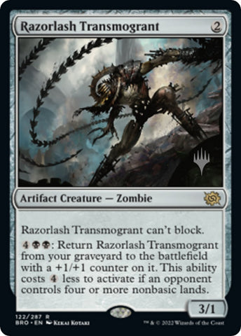 Razorlash Transmogrant (Promo Pack) [The Brothers' War Promos]