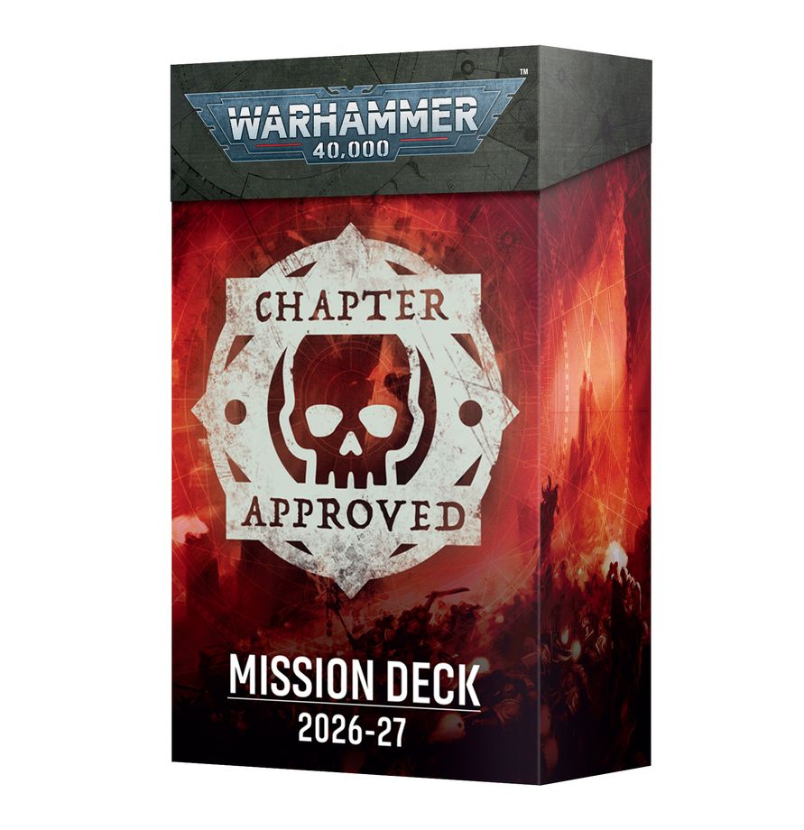40-65 Warhammer 40K - Chapter Approved 2026-27 Mission Deck (27/06/2026) Release Date
