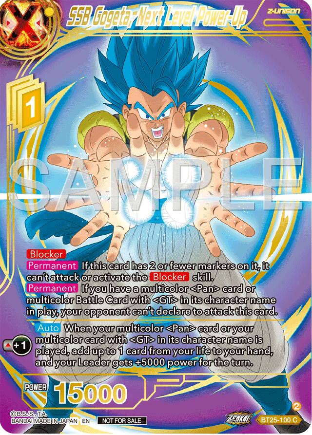 SSB Gogeta, Next Level Power-Up (Championship 2024 Finals Zenkai Pack) (Gold Stamped) (BT25-100) [Tournament Promotion Cards]