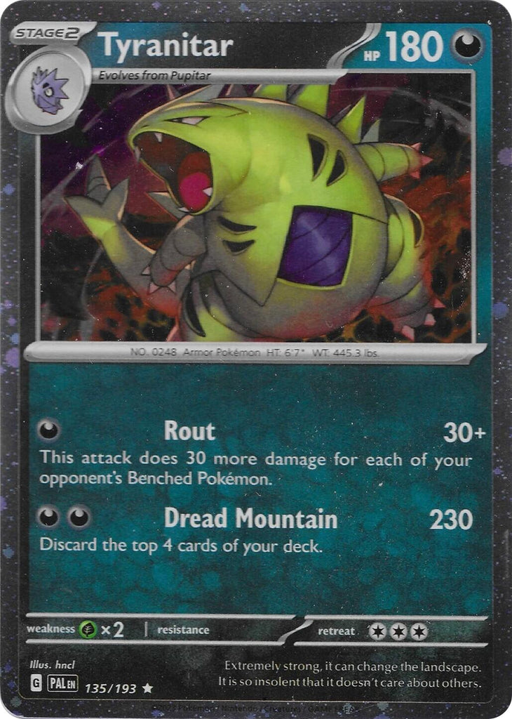 Tyranitar (135/193) (Cosmo Foil) [Miscellaneous Cards]