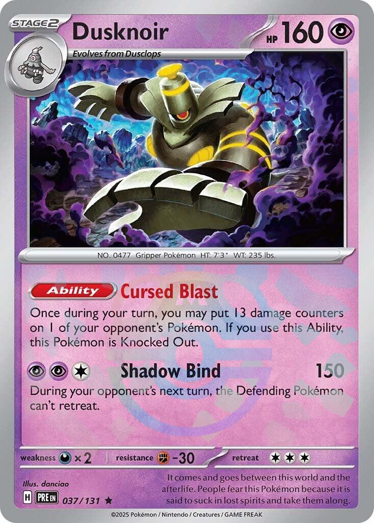 Dusknoir (037/131) (Master Ball Pattern) [Scarlet & Violet: Prismatic Evolutions]
