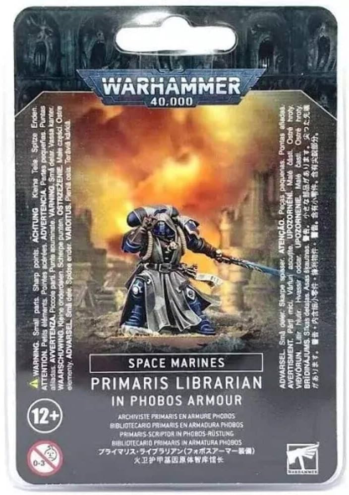 48-67 Warhammer 40K - Space Marines: Primaris Librarian in Phobos Armour