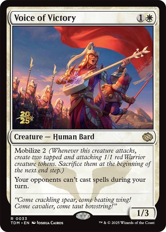 Voice of Victory [Tarkir: Dragonstorm Prerelease Cards]