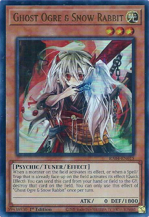 Ghost Ogre & Snow Rabbit [RA04-EN015] Ultra Rare
