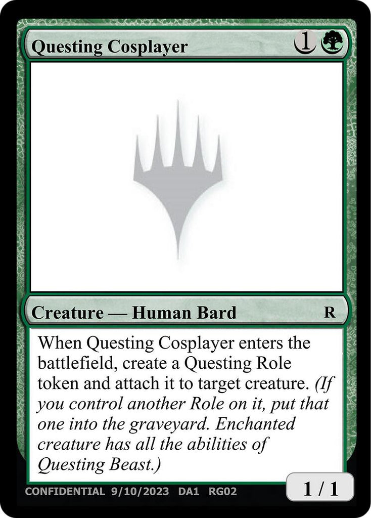 Questing Cosplayer [Mystery Booster]