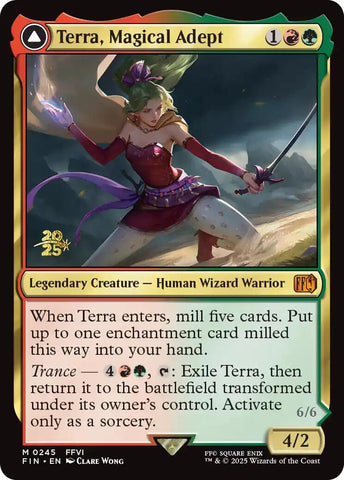 Terra, Magical Adept // Esper Terra [FINAL FANTASY Prerelease Promo]