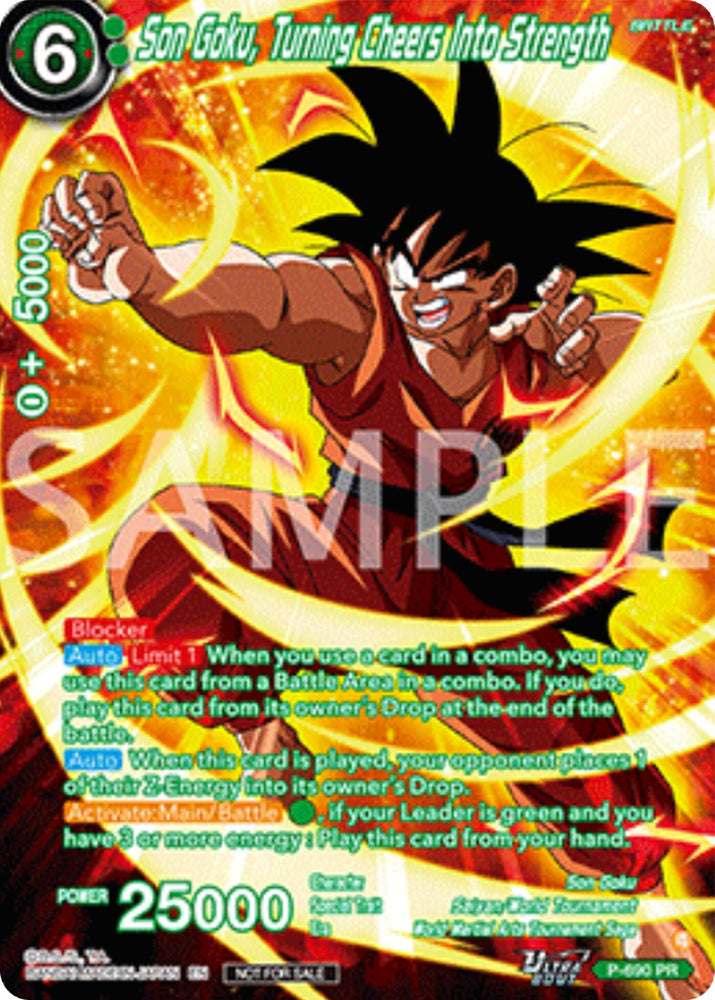 Son Goku, Turning Cheers Into Strength (Alternate Art) (Deluxe Pack 2025 Vol.2) (P-690) [Promotion Cards]