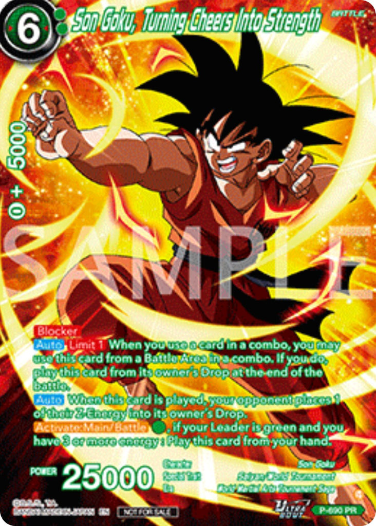 Son Goku, Turning Cheers Into Strength (Alternate Art) (Deluxe Pack 2025 Vol.2) (P-690) [Promotion Cards]
