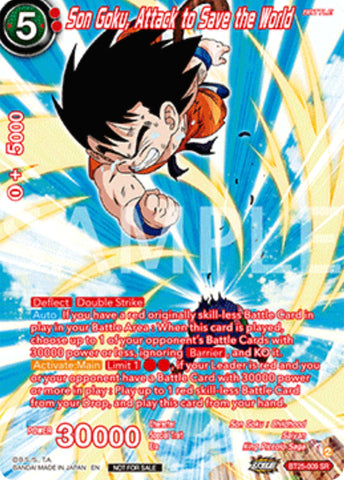 Son Goku, Attack to Save the World (Premium Alt-Art Set 2025 Vol.2) (BT25-009) [Promotion Cards]