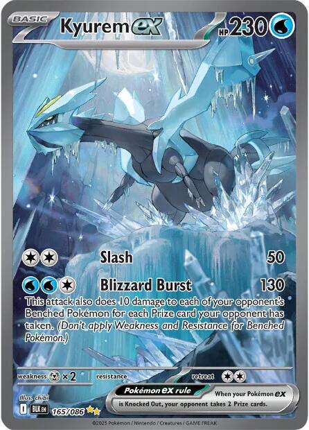 Kyurem ex (165/086) [Scarlet & Violet: Black Bolt]