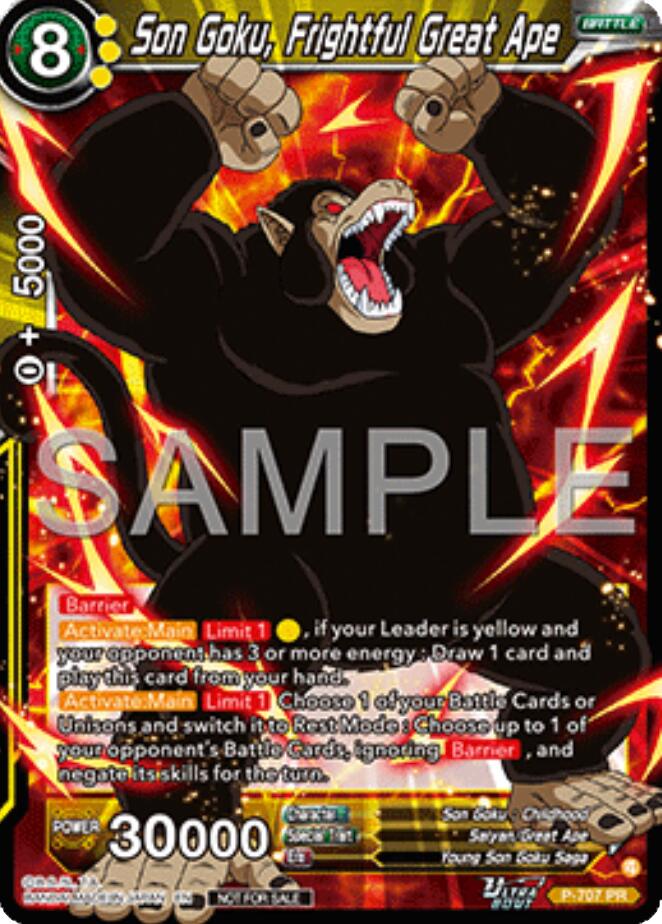 Son Goku, Frightful Great Ape (Ultra-Bout Series Tournament Pack Vol.13) (P-707) [Tournament Promotion Cards]