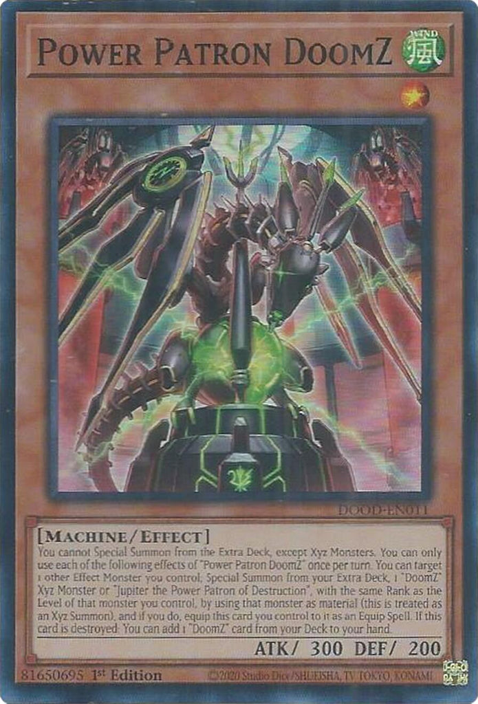 Power Patron DoomZ [DOOD-EN011] Super Rare