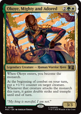 Okoye, Mighty and Adored [Marvel Super Heroes Commander]