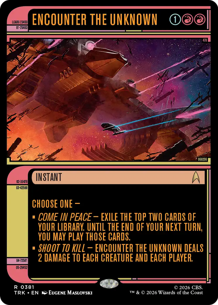 Encounter the Unknown (Showcase) [Star Trek]