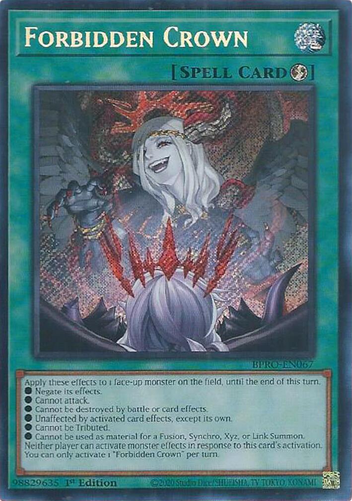 Forbidden Crown [BPRO-EN067] Secret Rare