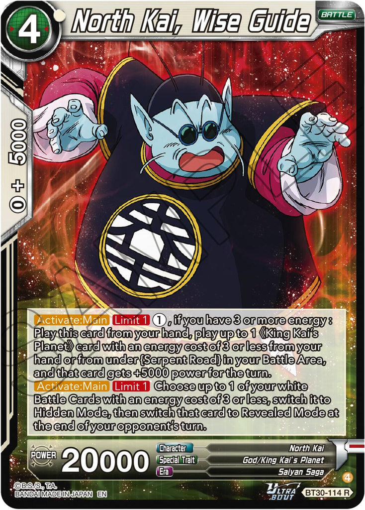 North Kai, Wise Guide (BT30-114) [Three Glorious Fighters]