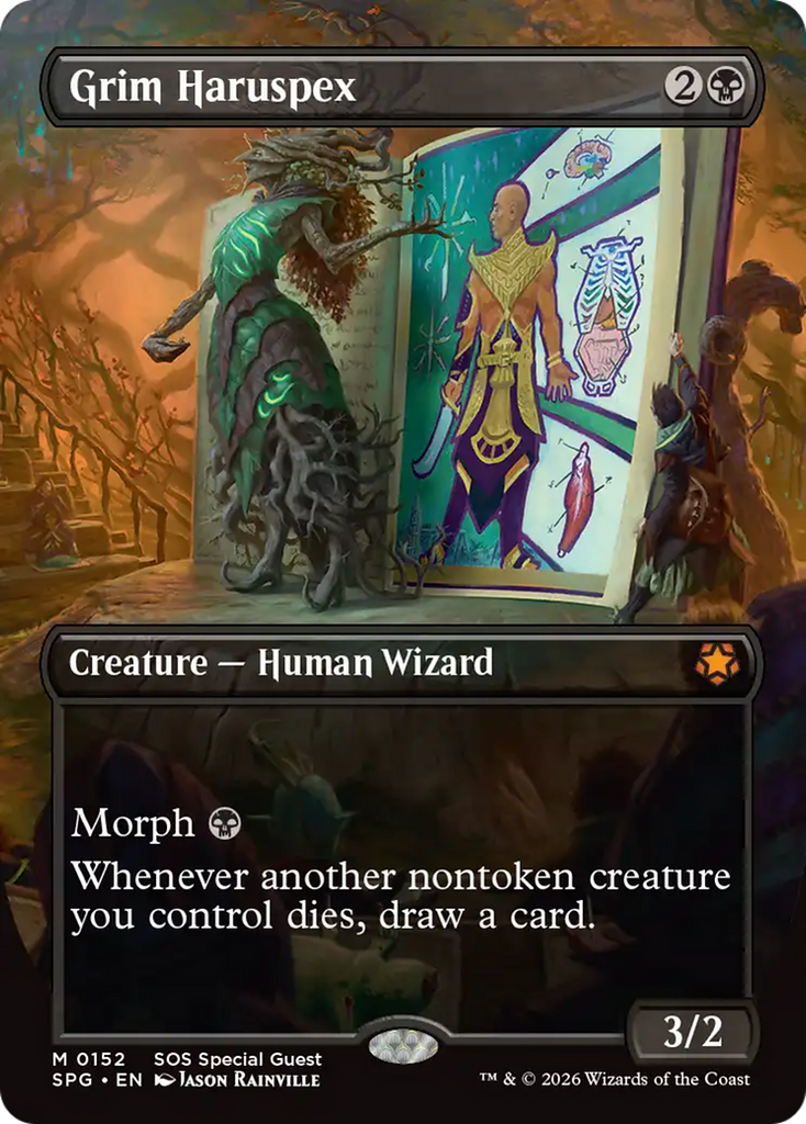 Grim Haruspex (Borderless) [Secrets of Strixhaven Special Guests]