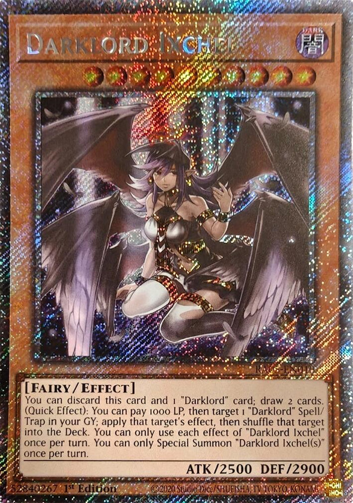 Darklord Ixchel (Platinum Secret Rare) [RA05-EN010] Platinum Secret Rare