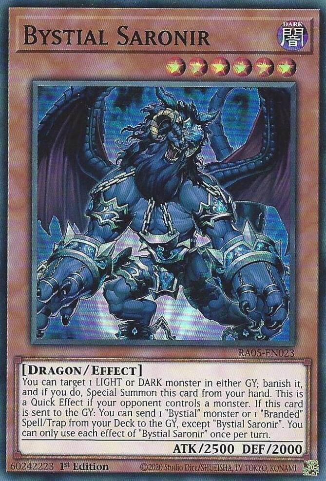 Bystial Saronir [RA05-EN023] Super Rare