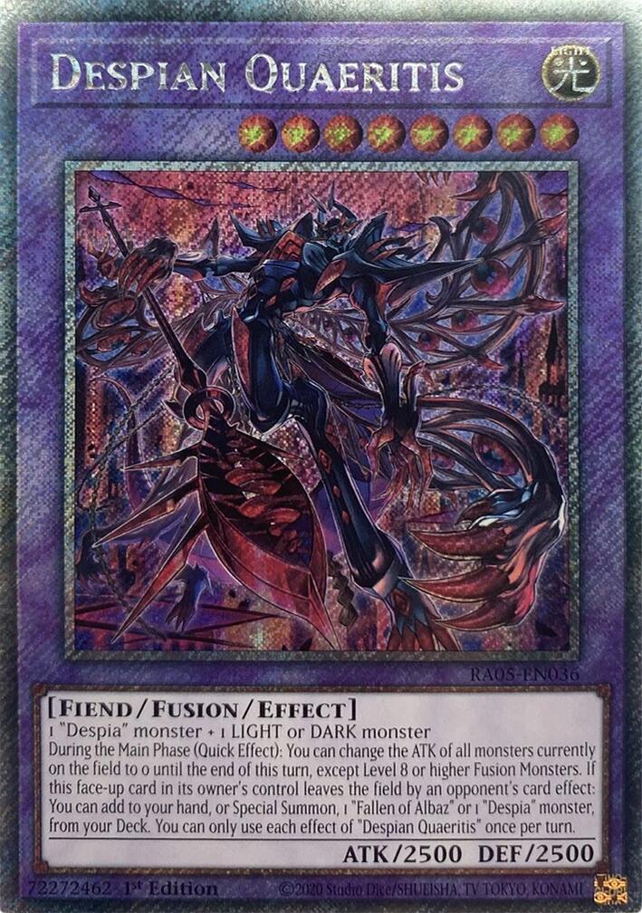 Despian Quaeritis (Platinum Secret Rare) [RA05-EN036] Platinum Secret Rare