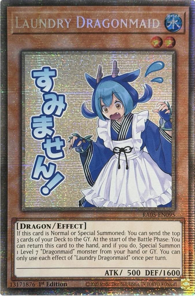 Laundry Dragonmaid (Starlight Rare) [RA05-EN095] Starlight Rare