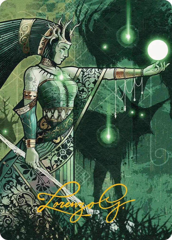 Shamanic Revelation Art Card (Gold-Stamped Signature) [Secrets of Strixhaven Art Series]