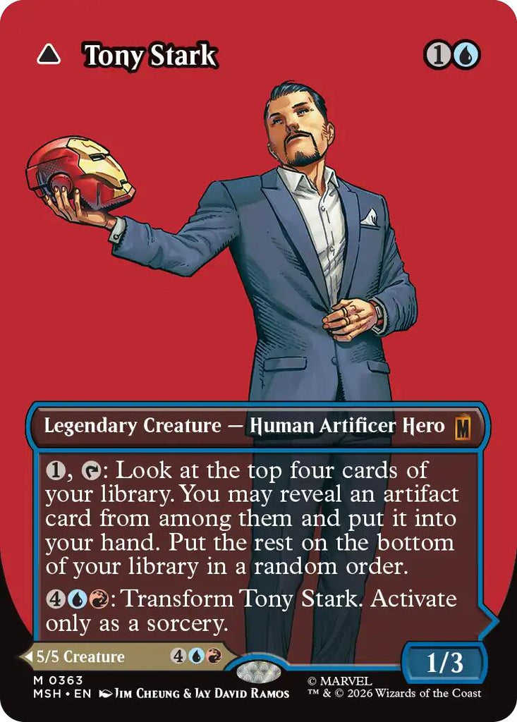 Tony Stark (Borderless) (0363) [Marvel Super Heroes]