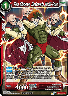 Tien Shinhan, Desperate Multi-Form (P-315) [Tournament Promotion Cards]