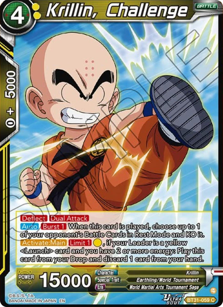 Krillin, Challenge (BT31-059) [Impact Beyond Dimensions]