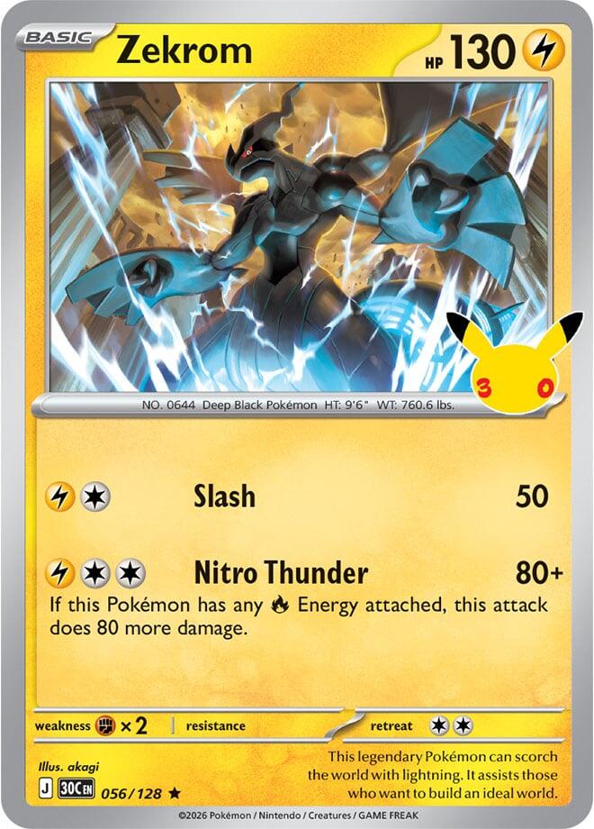 Zekrom (056/128) [Mega Evolution: 30th Celebration]