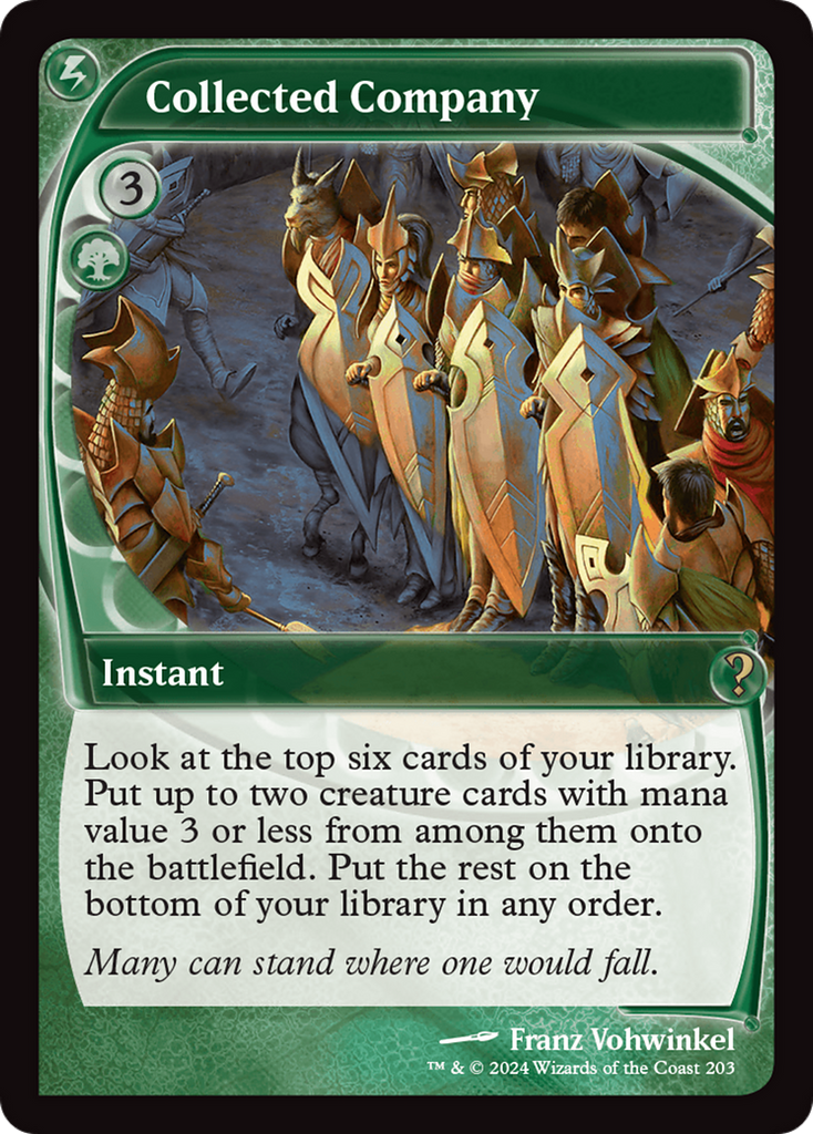Collected Company (Future Sight) [Mystery Booster 2]