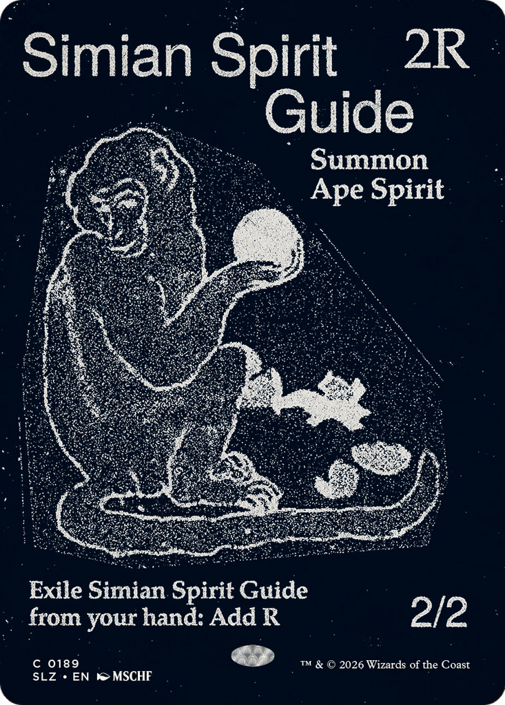 Simian Spirit Guide (0189) [Secret Lair x MSCHF: The Zeta Set]