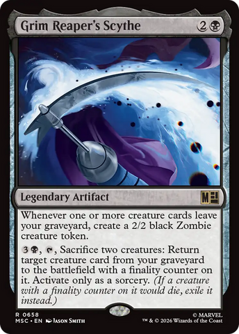 Grim Reaper's Scythe [Marvel Super Heroes Commander]