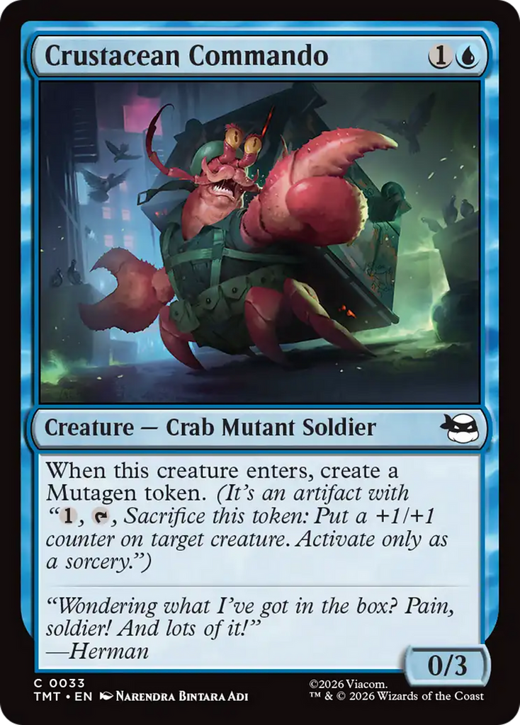 Crustacean Commando [Teenage Mutant Ninja Turtles]