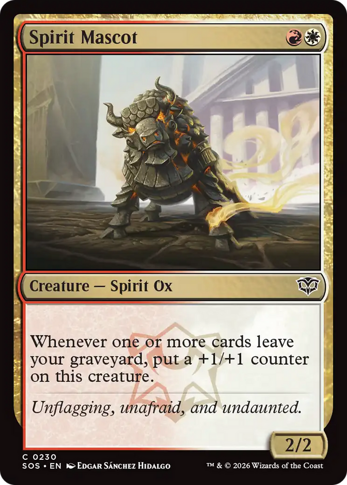 Spirit Mascot [Secrets of Strixhaven]