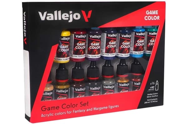 Vallejo 16 Paint Colour Set