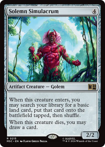 Solemn Simulacrum [Marvel Super Heroes Commander]