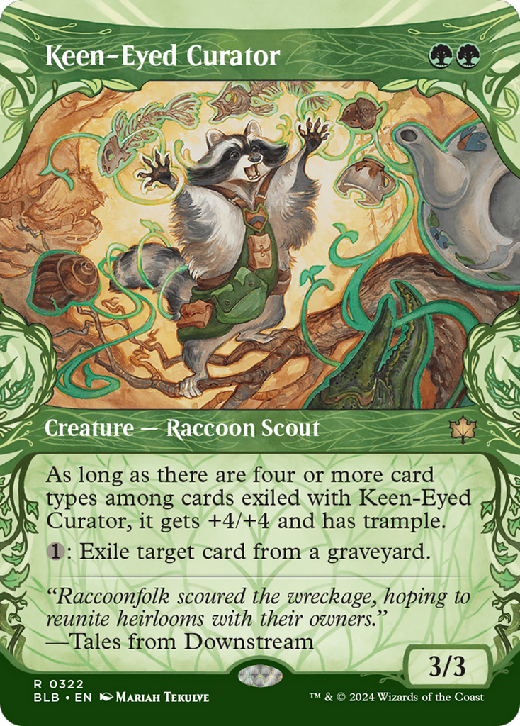 Keen-Eyed Curator (Showcase) [Bloomburrow]