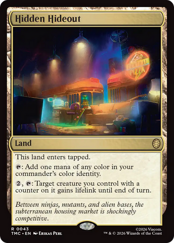 Hidden Hideout [Teenage Mutant Ninja Turtles Commander]