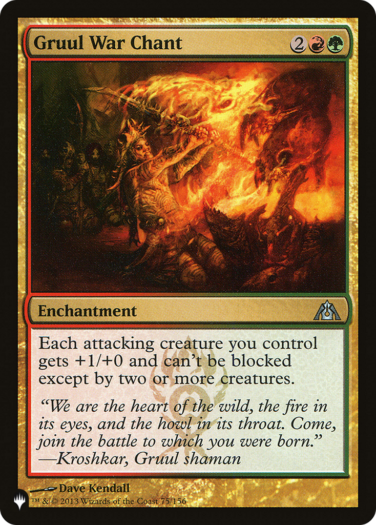 Gruul War Chant [The List]