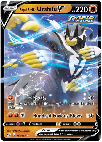 Rapid Strike Urshifu V (087/163) [Sword & Shield: Battle Styles]