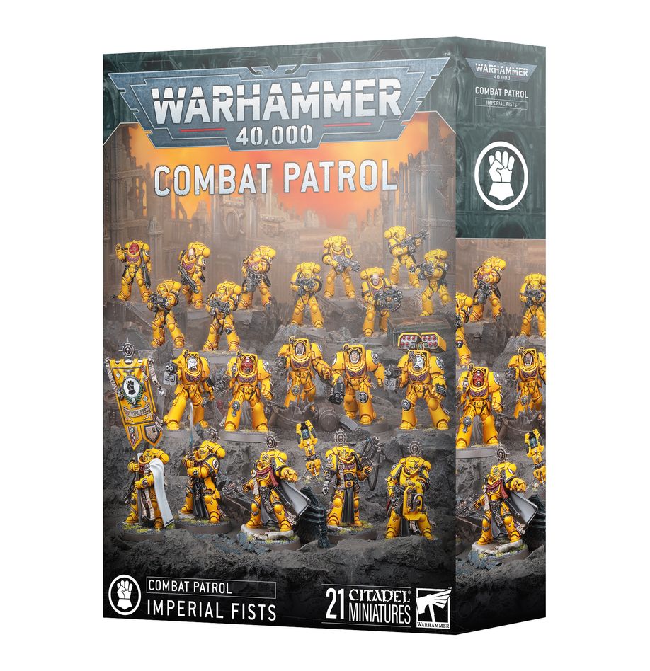 73-557 Warhammer 40K - Combat Patrol: Imperial Fists (11/10/2025) - Release Date