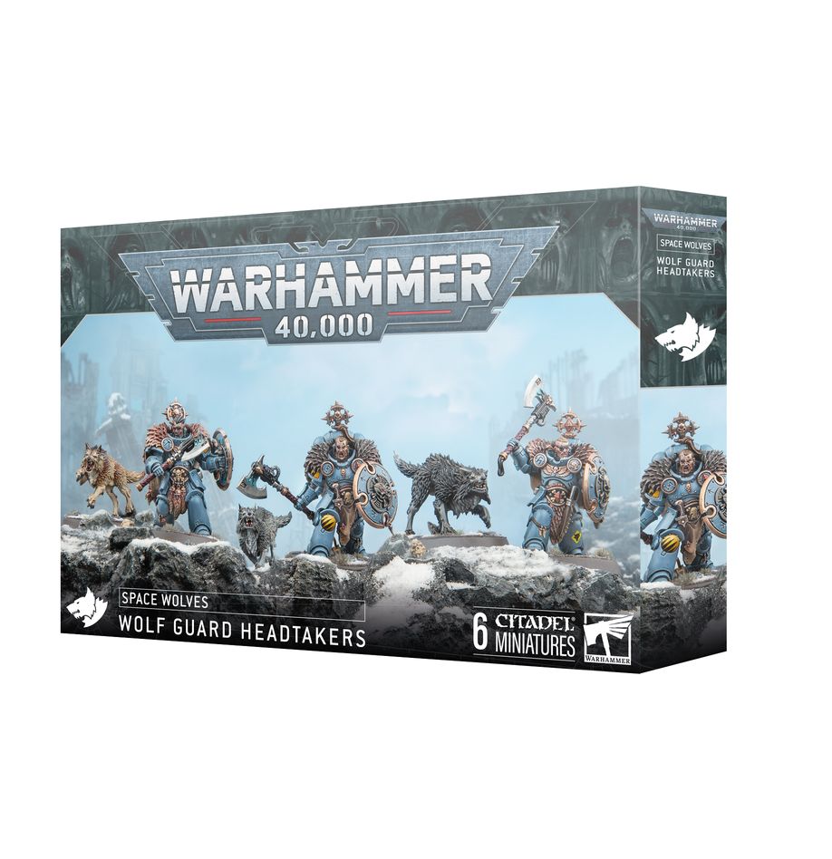 53-29 Warhammer 40K - Space Wolves: Wolf Guard Headtakers