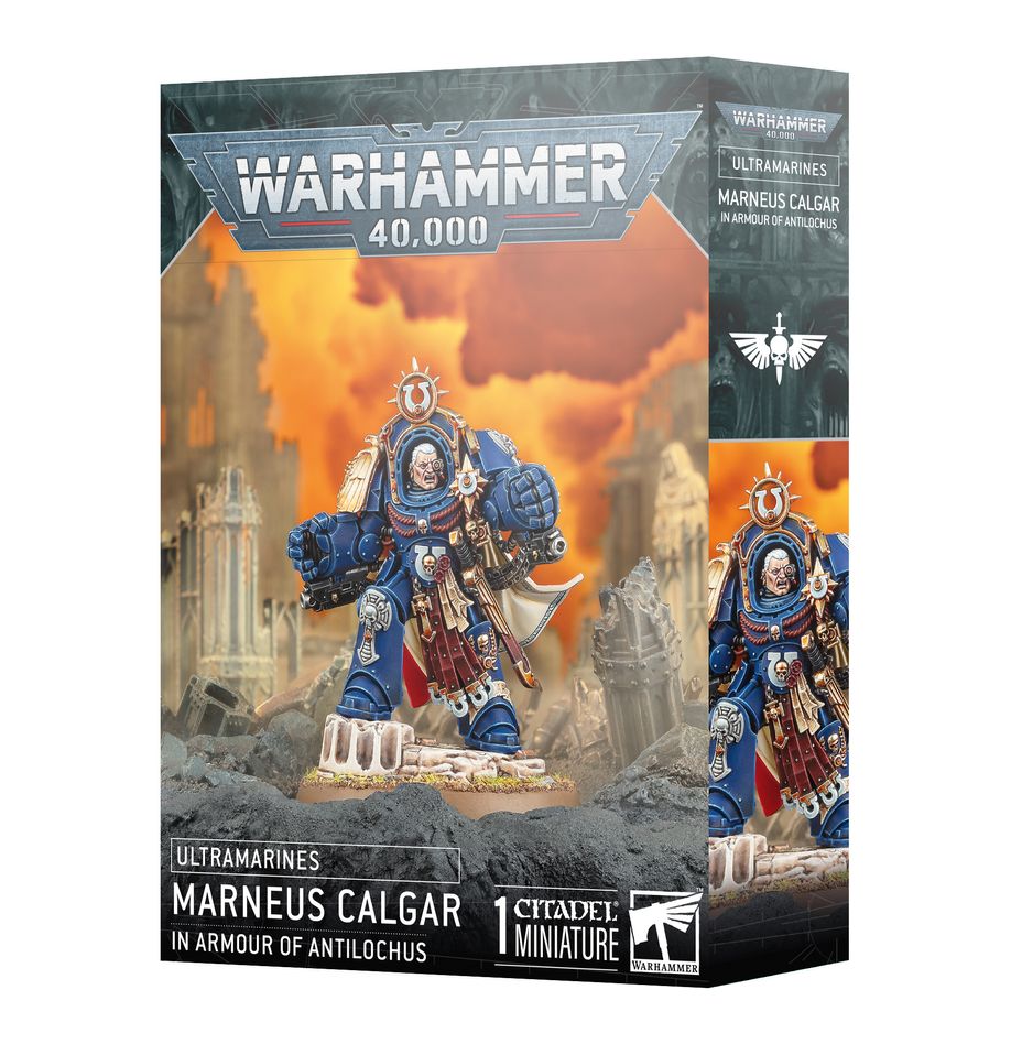 55-74 Warhammer 40K - Ultramarines: Marneus Calgar in Armour of Antilochus