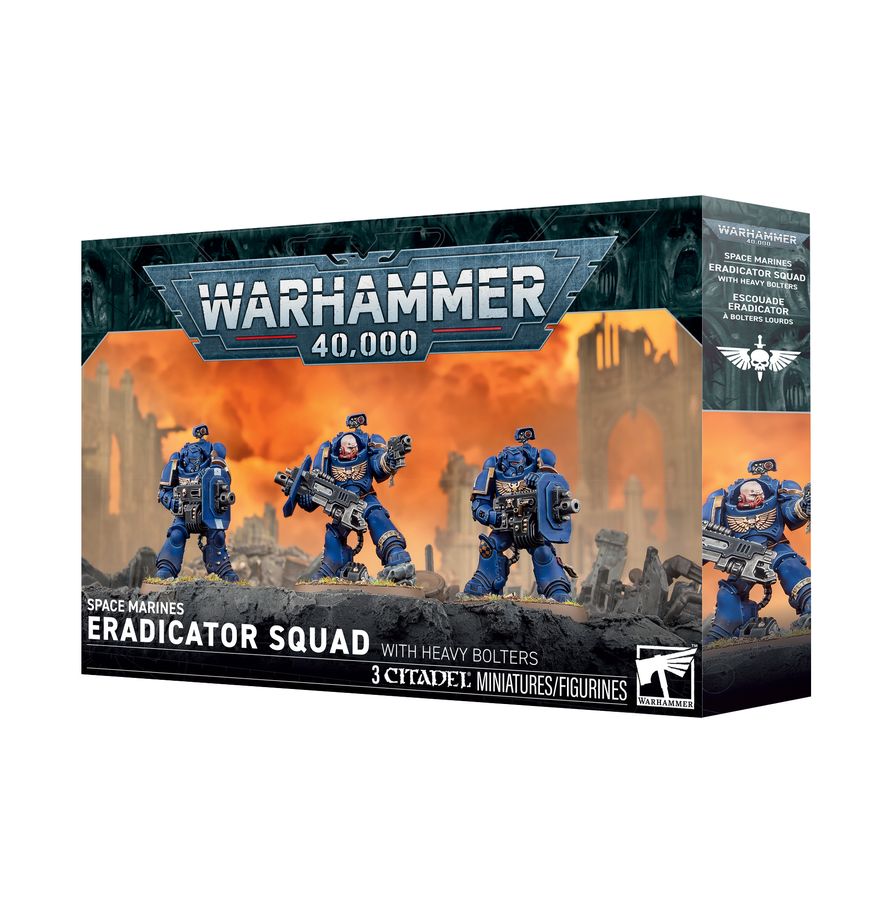 48-110 Warhammer 40K - Space Marines: Eradicator Squad with heavy bolters
