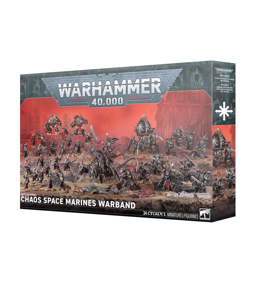71-44 Warhammer 40K - Battleforce: Chaos Space marines Warband